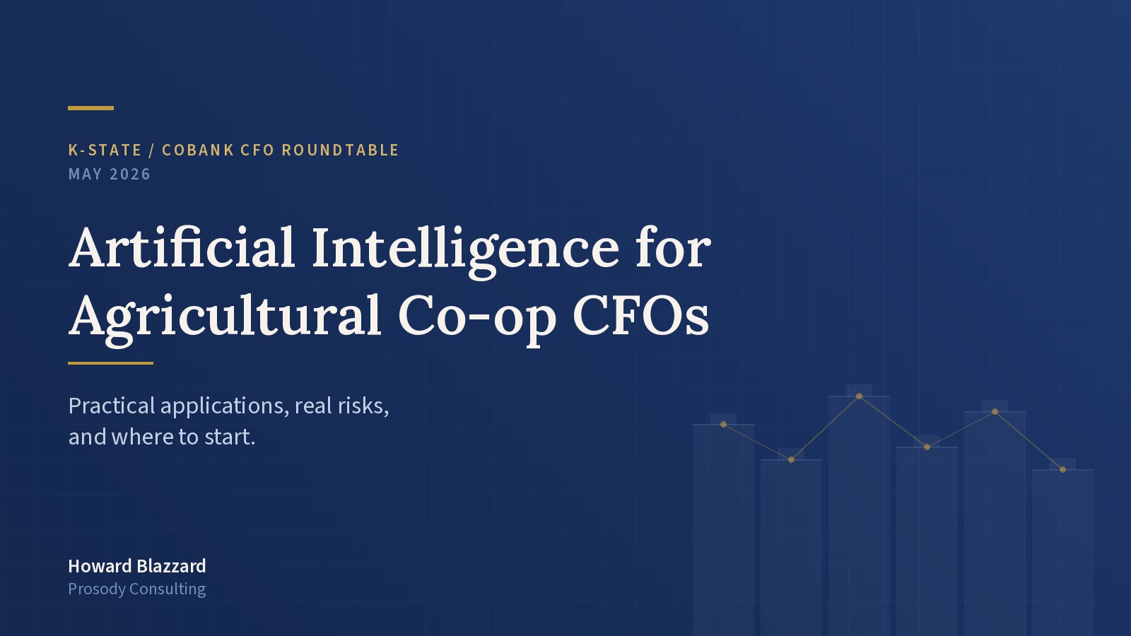 AI That Actually Ships: Howard Blazzard at the CFO Roundtable — Prosody Consulting case study