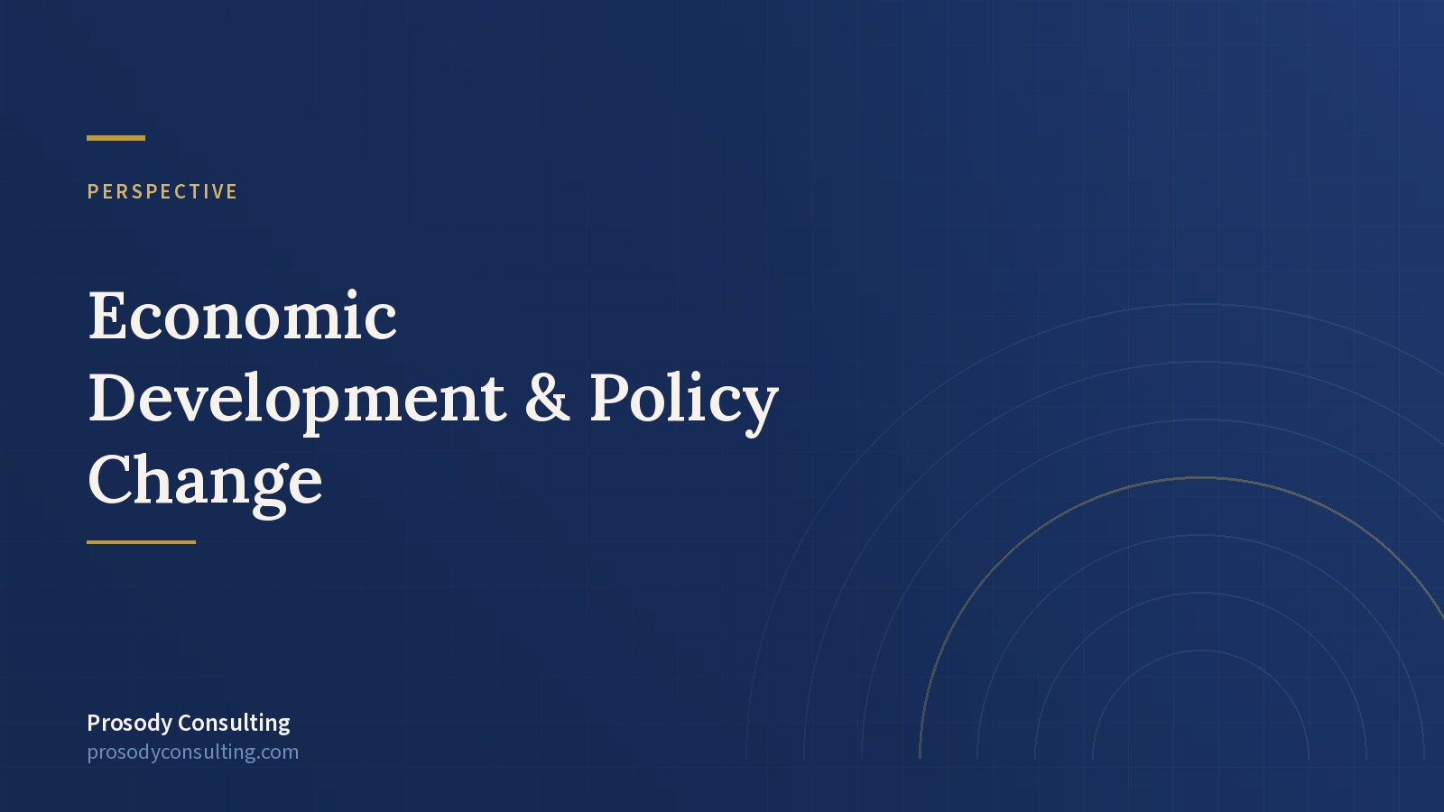 Economic Development as a Path to Policy Change — Prosody Consulting case study